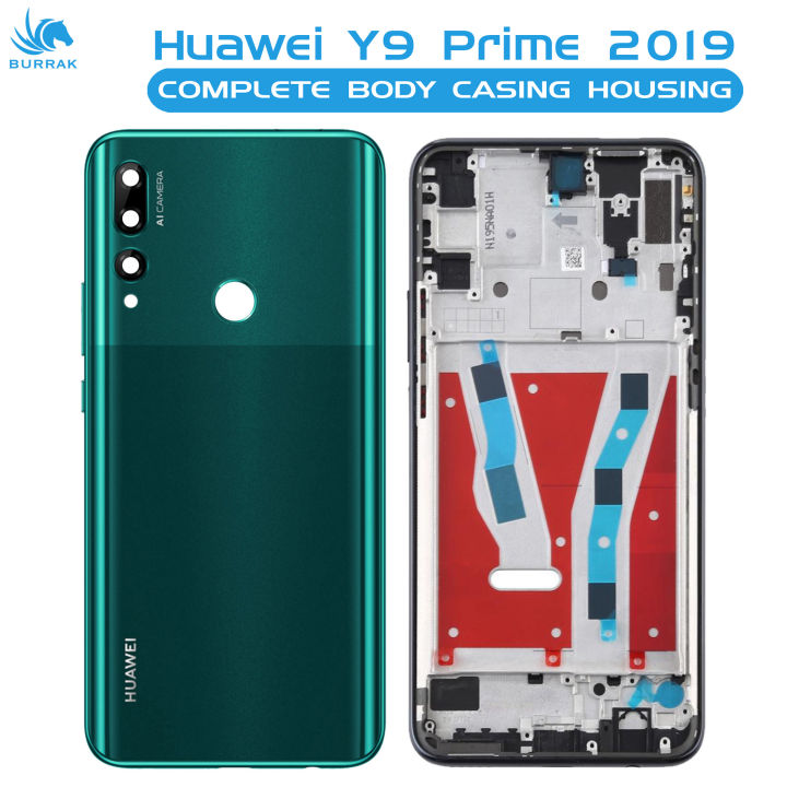 Huawei%20Y9%20Prime%202019%20Housing%20Middle%20Frame%20With%20Side%20Button%20and%20Camera%20Lens%20Complete%20Body%20Casing%20Replacement%20For%20Y9%20Prime%202019%20-%20Green%20-%20Image%202