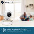 Motorola Baby Monitor - VM50G Video Baby Monitor with Camera, 1000ft Range 2.4 GHz Wireless 5" Screen, 2-Way Audio, Remote Pan, Tilt, Zoom, Room Temperature Sensor, Lullabies, Night Vision 1 Camera. 