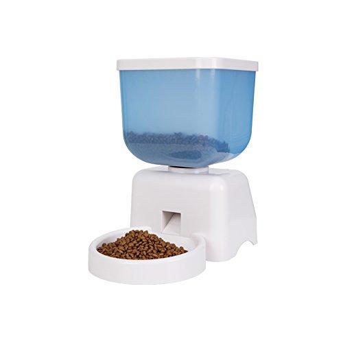Automatic Electric Pet Feeder with Voice Recording and Large LCD Panel - 5L