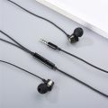 Wired Headphones For Motorola Moto Edge S P30 Play G6 G7 G8 Plus X4 3.5mm In-Ear Earphones With Mic Bass Sport Headsets. 