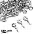 Metal Screw Pins Hooks Small Hoop Pegs for Resin Keychain Crafts - Mini Eye Pins Screw Clasps Hooks for Making DIY Jewelry Accessories. 