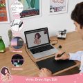 VEIKK VK1060 Drawing Tablet, 10 x 6 Inch Graphics Tablet with 8 Shortcut Keys, 8192 Levels Battery Free Pen Supports Tilt. 