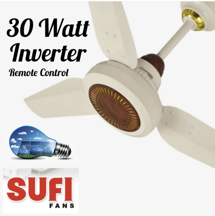 Sufi Fan Ceiling 56'' Inverter Ac 30 Watt/Energy Saver Latest Model Off ...