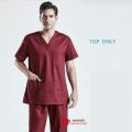 3PC MEDICAL SCRUB SUIT TOP ONLY - FOR MEN CUTTING. 