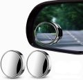 Car Round Mirror Original Glass Rear view Blind spot Side Mirror Wide-angle 360 lens - 2 pcs Free Shipping. 