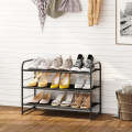 Roller Pakistan 2 to 5 Tiers Stackable Shoe Rack - Fabric Shoe Shelf Storage Organizer - Multicolor - Holds 9-12 Pairs. 