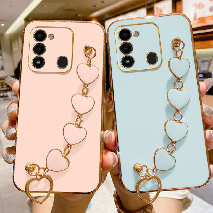 Maitus%20for%20Tecno%20Spark%20Go%202022%20Back%20Cover%20with%20Love%20Heart%20Bracelet%20Luxury%20Slim%206D%20Plating%20Square%20Frame%20Camera%20Lens%20Protection%20Shiny%20Chain%20Cases%20Soft%20Silicone%20Mobile%20Phone%20Case%20-%20Image%203