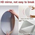 Elegant Rectangular Self-Adhesive Mirror Stickers - High-Quality Non-Glass Wall Décor, 20cm/30cm. 