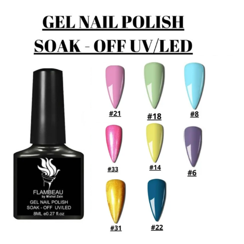 Flambeau 8ML Gel Nail Polish Soak Off