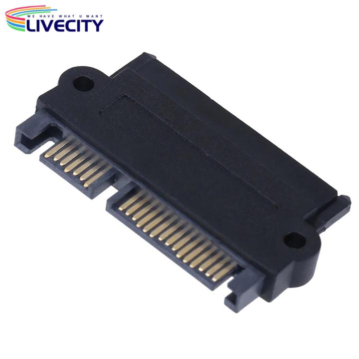 Sas to 22pin Sata Adapter Sas to Sata Hdd Adapter Converter 180-degree Angle Straight Head 5gbps for Computer Accessories Fast Shipping Sas to Sata Hard Drive Adapter