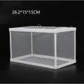 Aquarium Fish Breeding Net Large Size (L) Fish Holding Tank Fish Tank Breeder Net - Big Size Fish Hatchery Breeder Box Separation Net - Fry Hatchery Incubator Mesh with Suction Cup for Aquarium Baby Breeder Aquarium. 