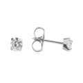 4MM Cubic Zirconia Allergy free Stainless Steel Studex Ear Stud For Kids | MADE IN USA | Ideal for every day wear. 