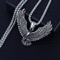 New High Quality Silver stainless steel Eagle Locket pendant Necklace For Men/Boys Top Trending. 
