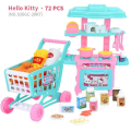 Hello kitty Mini Kitchen Set And Shopping Cart for kids.. 