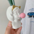 For Pen Plant Succulent Blowing Living Home Vase Bubbles Decoration Flower Girl Pot. 
