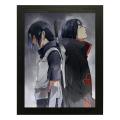 Naruto Anime Poster Frame, Framed Anime Itachi Posters - Raqeeq OFD141. 