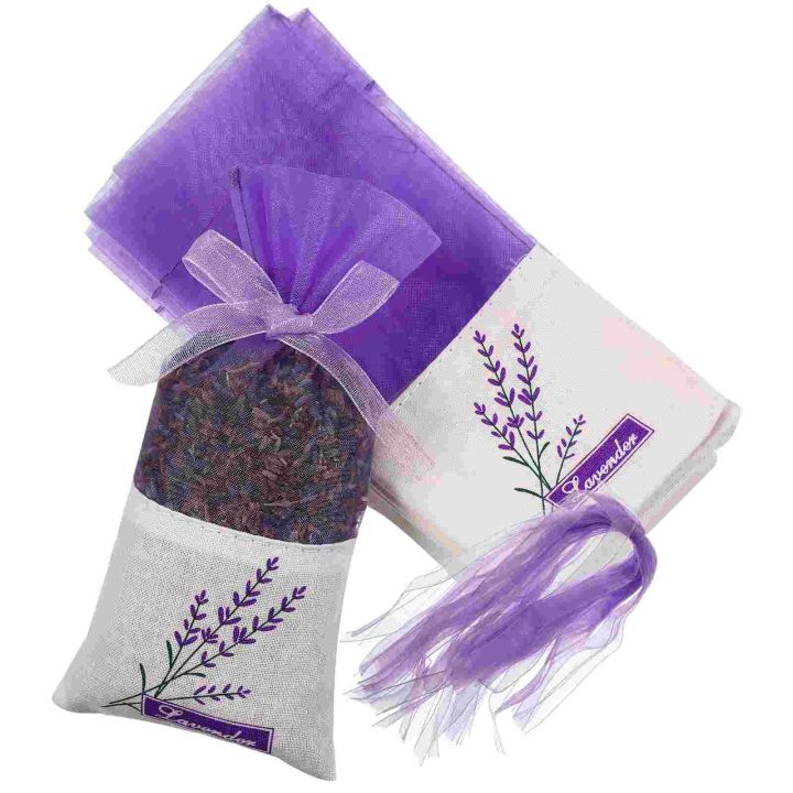 30pcs Lavender Sachet Bags Dried Lavender Sachets Empty Fragrance Sachets for Drawers And Closets Home clothes storage cedar