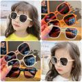 Candy Color Square Silicone Children Sunglasses UV400 Foldable Kids Sun Glasses for Girls Boys Eyewear. 