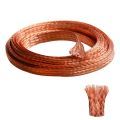 1/5/10m Copper Braided Sleeve Tinned Plating 4 6 8 10 15 18 25 Mm Expandable Metal Sheath Screening Wire Cable Shielded. 