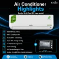 Enviro 18-H Cool 1.5 Ton DC Inverter AC Hot & Cold + Enviro OT-25 25L Oven Toaster Bundle | 18000 BTU T3 Compressor, 70% Energy Saving, R32 Refrigerant, Rotisserie Oven. 