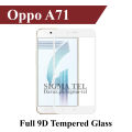 Oppo A71 Full White 9D|5D|6D|10D|11D|21D Tempered Glass Screen Protector Full Glue Edge To Edge For Oppo A71. 