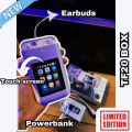 TF20 A9 Pro Earbuds Box: 8000mAh Powerbank Case with Wireless Bluetooth Earbuds, ANC/ENC Touch Screen, Gaming Mode, and Stylish Design for iPhone, Wi-Fi Routers & More – Ultimate Battery & Sound Combo!. 
