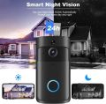 Smart WiFi Wireless Video Doorbell  V5 (Black). 