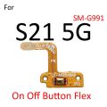 Switch Power ON OFF Button Flex Cable Parts For Samsung Galaxy S20 FE S21 Ultra Plus 4G 5G Mute Silence Volume Key Part. 