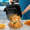 7L Digital Air Fryer AZ-24 | Premium Oil-Less XXL Air Fryer with Digital Touch Display | 1500W Power | Non-Stick Fan | 200°C Max Heat Flow | Best for Healthy Cooking, Baking, Pizza, Chicken & More | Easy-to-Use, Large-Capacity Imported Air Fryer. 