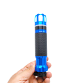 Universal Rizoma LED Rubber Aluminum Motorcycle Handle Bar Soft Grips Throttle Grip CNC LED RS-30 7/8" 22mm - BLUE. 