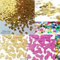 Wedding Decoration Golden Heart Star Confetti Scatter DIY Accessories Crafts Sequin Birthday Bachelor Party Table Supplies. 