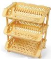 LAVENNA Three layer Triple tier dish rack PURE Plastic plate rack Kitchen Sink Dish Stand utensils washing rack kitchen dish drying rack plastic dish deluxe lavenna multicolor. 