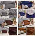 Cotton Quilted Sofa Cover / Sofa Coat / Sofa Runner Quality Fabric. 