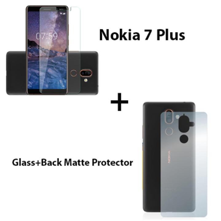 Nokia%207%20Plus%20Polish%202.5D%20Tempered%20Glass%20+%20Back%20Matte%20Skin%20-%202-in-1%20Combo%20Deal%20-%20Image%202
