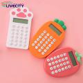 Calculator Mini Compact Mini Cartoon Fruit Shape Calculator for School Office Use Compact Portable Carrot Shaped Mini Calculator. 