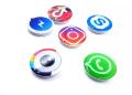 (PACK OF 3 ) Pop Socket Mobile Phone Ring Holder For All Mobile Phone Gadgets Smart Grip Holder, universal mobile holder,Universal Stent, Pop Socket, High Quality Stand For Boys And Girls Mobile Phones & Tablets, High Quality. 