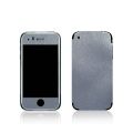 Iphone 3G  Grey Brushed Metal Texture Mobile Skin. 