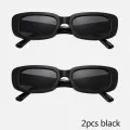 Classic Rectangle Frame Sunglasses for Women & Men| Vintage Small Square Sunglasses. 