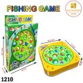 Fishing Game Play Set 15 Fish With Fishing Poles Rotating Fishing Game Board Gift For Kids Toddlers With Music,Fishing Toy Games,Colorful Fishing Toy Games. 