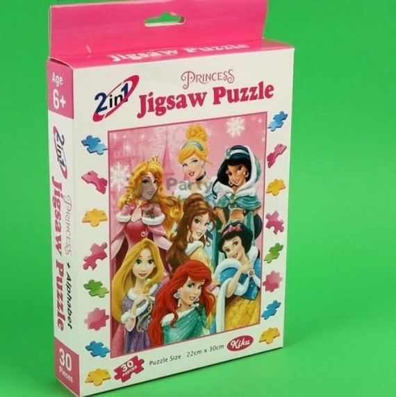 Jigsaw Puzzle 2 in 1 Disney Princess