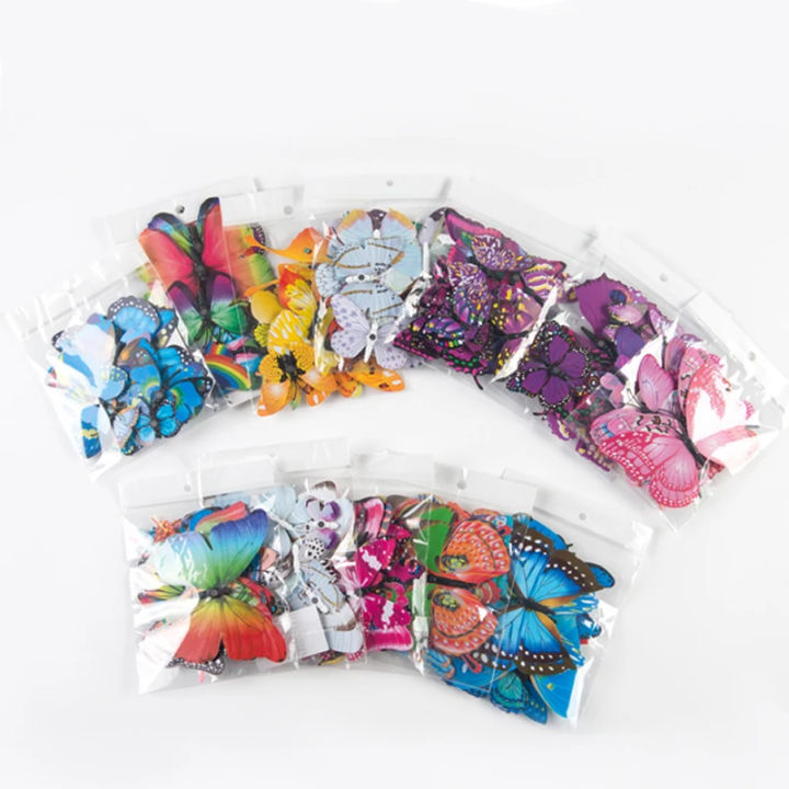 12%20Pcs%20Butterfly%20Wall%20Stickers%20Decoration%20Magnet%20Butterflies%20on%20the%20wall%20DIY%20Wallpaper%203D%20PVC%20-%20Image%205