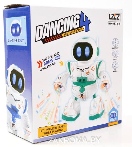 Naughty space Electric Dancing Robot Toy 360° Rotating with Music for Kids