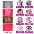 Electric Hot Water Bottle Heat Pad (Heat Bag) for Pain Relief Multicolored Electric Massagers for Menstrual Cramps. 