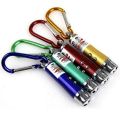 New 3-in-1 LED Laser Pointer Keychain with UV Light - Multicolor, Portable, Battery-Operated. 