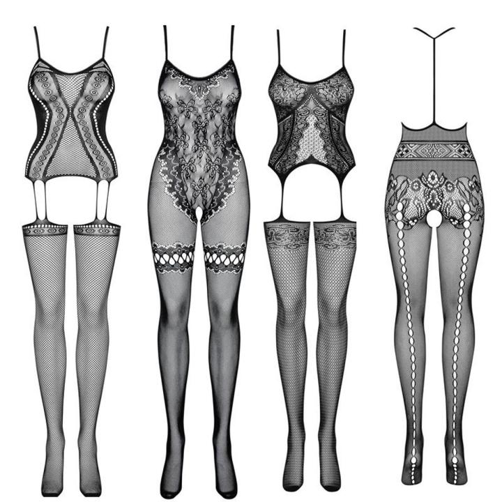 Full%20Body%20Stocking%20-%20Transparent%20Fishnet%20Bridal%20Lingerie,%20One%20Size,%20Stretchable%20Nylon%20-%20Image%202