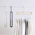 Multi port 360 Rotation Plastic Storage Clothes Hanger Space Saving Hanger Organizer Multipurpose Cloth Cloths. 
