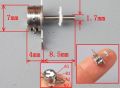Tiny Stepper motor 7mm 4 wires micro. 
