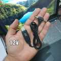 USB 5V to 12V Smart Booster Cable - Electricity Shortfall Solution. 