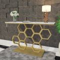 Console Table, MDF Console Table, Narrow Hall Table, Luxury Console Table Suitable for Corridor/Living Room/Bedroom. 