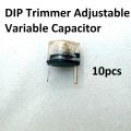 pack of 10 pcs 22pf 6mm DIP Trimmer Adjustable Variable Capacitor. 